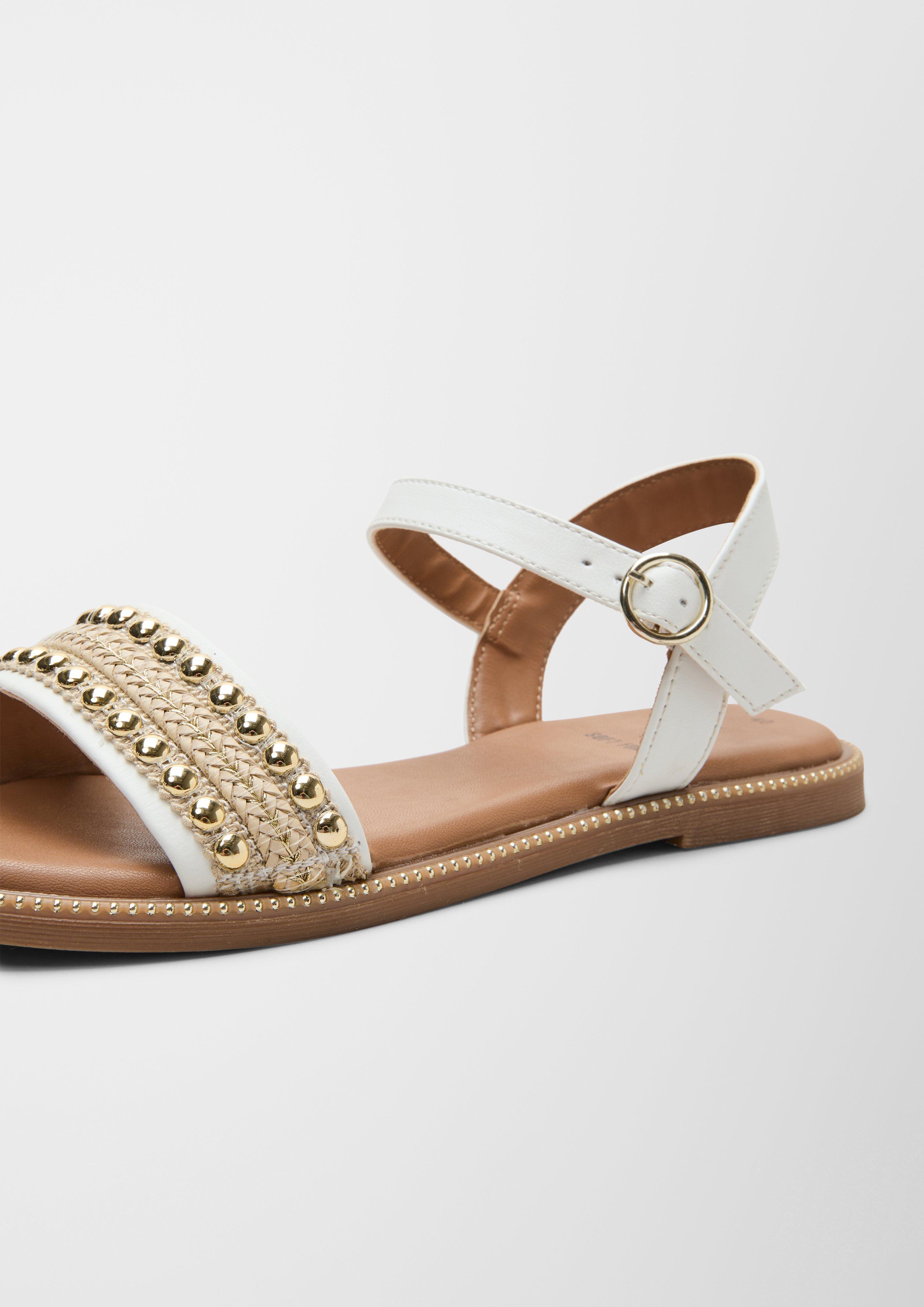 Sandalen mit Schmuckdetail  6007705-110