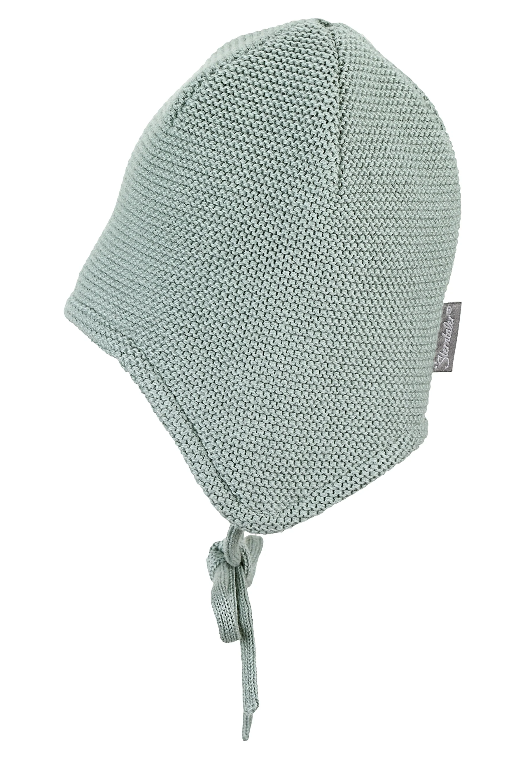 GOTS Strickmütze gefüttert mit Baumwollfleece