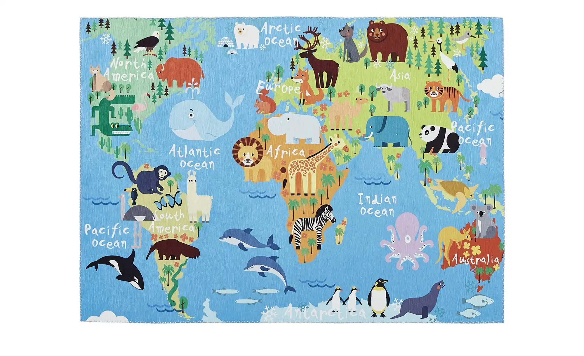 Spielteppich  WORLD MAP