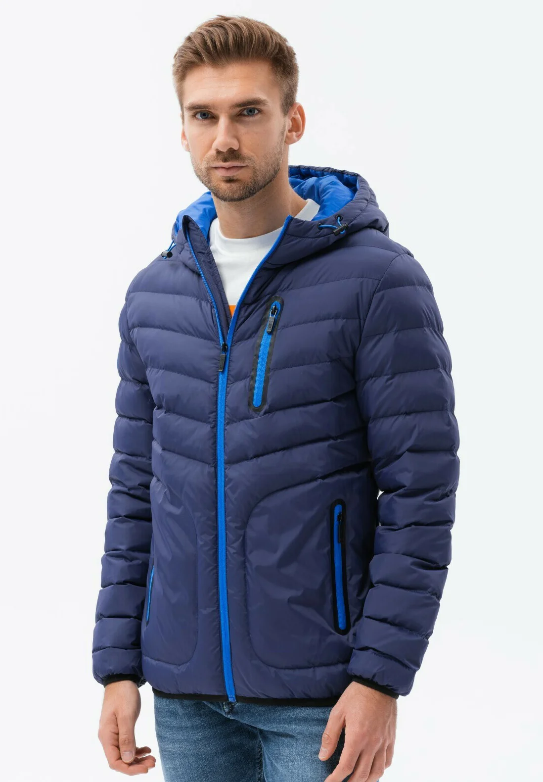 Chaqueta de invierno ombré