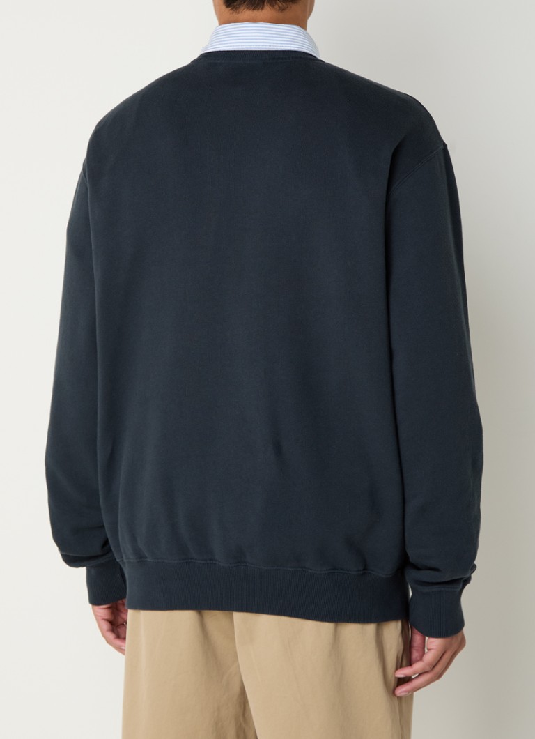 Tricou din bumbac organic cu broderie „Pădure de ciuperci”.