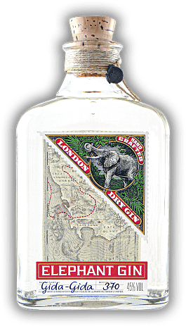 Elephant London Dry Gin Elephant London Dry Gin Ein London Dry Gin inspiriert von Afrika. 0,5	 Liter - Vol 45%