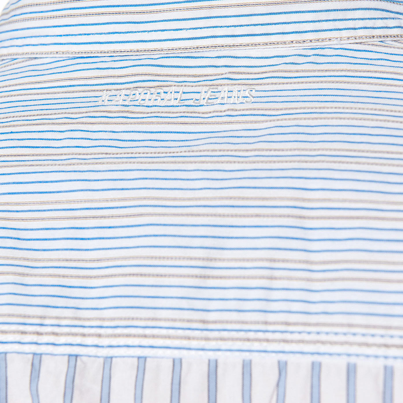 NATAN  Chemise bleue à rayures Homme en 100% coton
