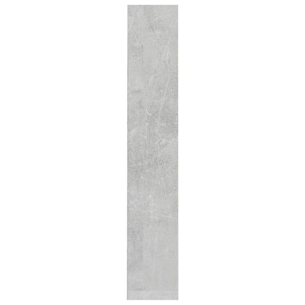 vidaXL Regal CD-Regale 2 Stk Betongrau 21x16x93,5 cm Spanplatte