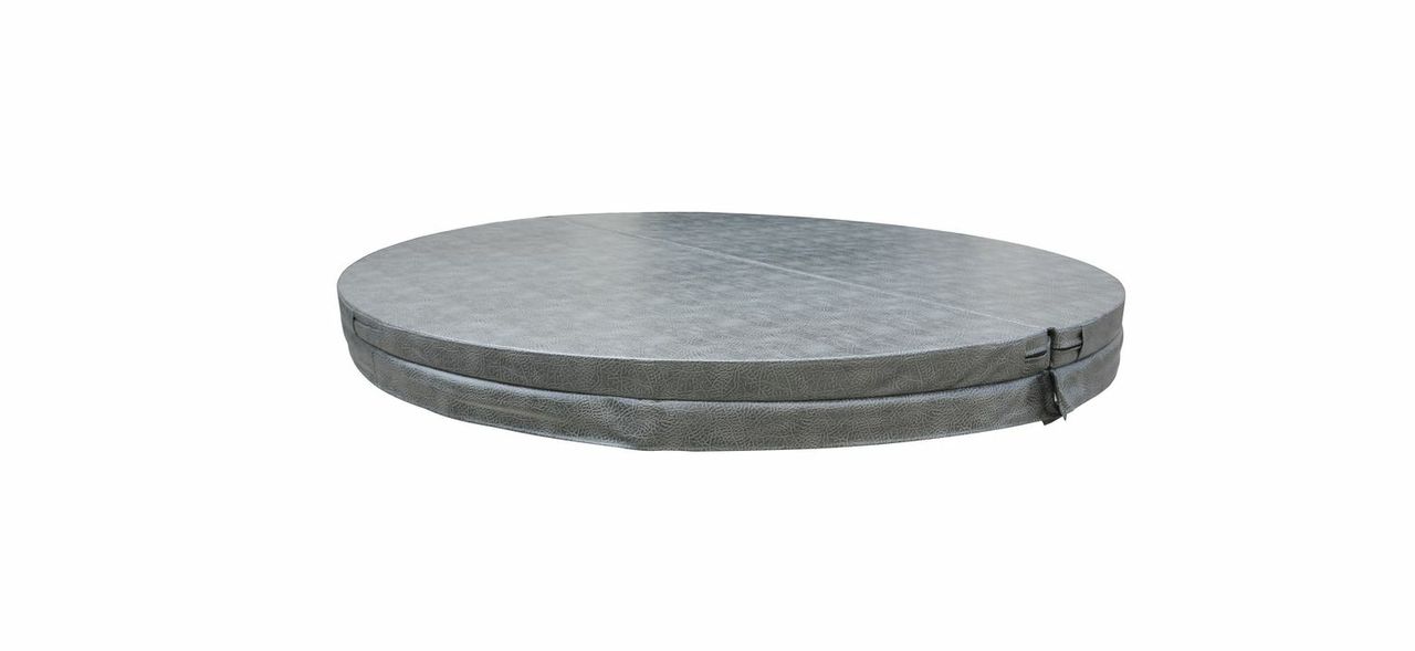 PureHaven Thermoabdeckung 208x208 cm verschließbar mit Schnallen windsicher perfektes Ablaufsystem für Regen und Schnee faltbar in der Mitte
