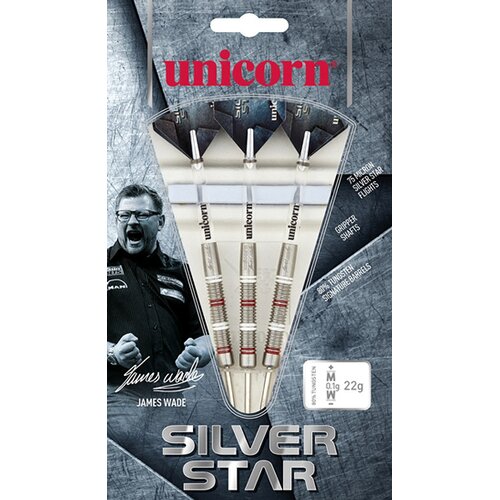 DARTPFEIL UNICORN SILVER STAR MICHAEL SMITH STEEL DARTS