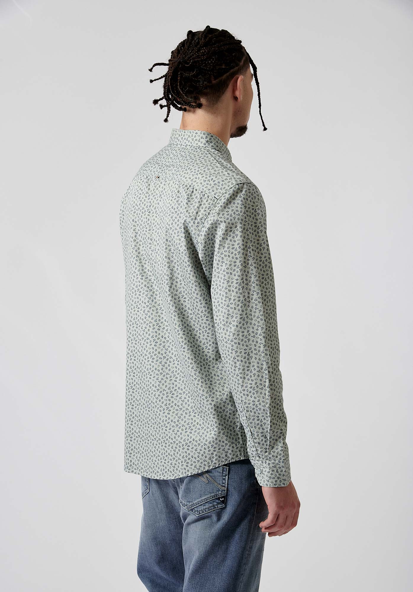 REAL   Chemise imprimée homme 100% coton