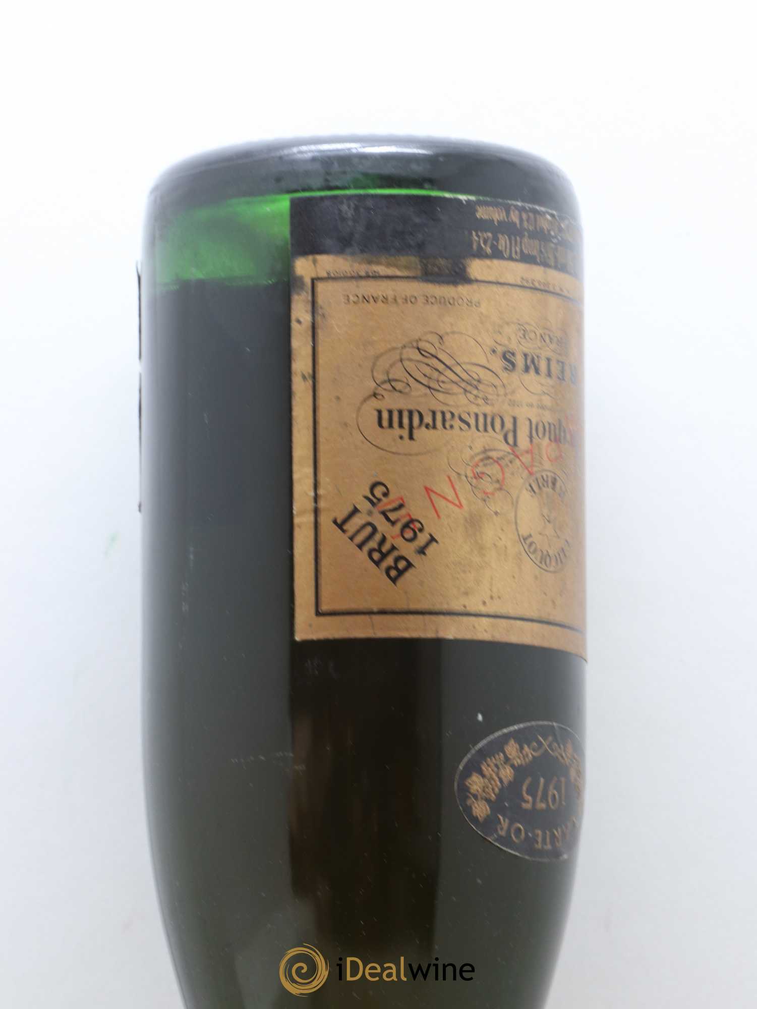 Carte d'Or Veuve Clicquot Ponsardin  1975 - Lot de 1 Bouteille