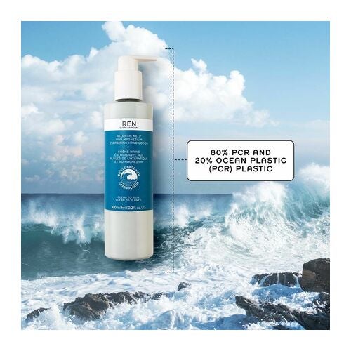REN Atlantic Kalp a energizujúce mlieko na ruky 300 ml