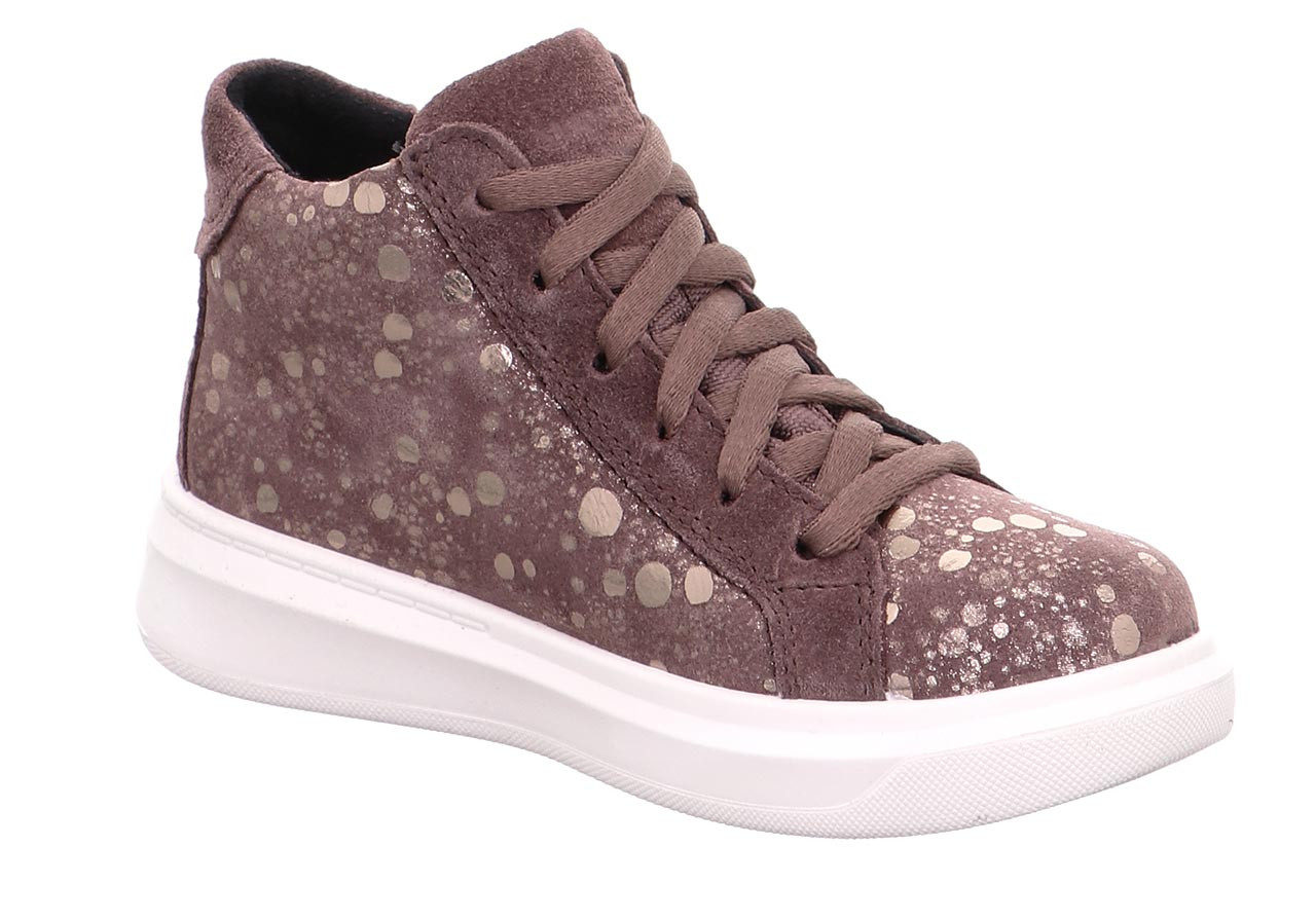 COSMO - Lila/SilberSneaker high mit Reißverschluss
