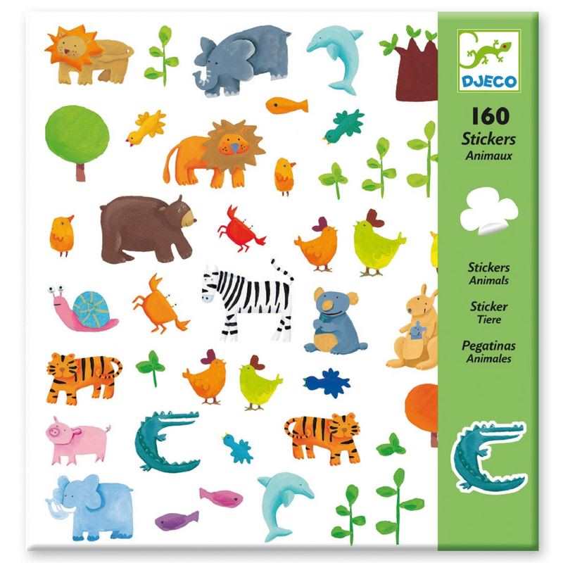 160 stickers Animaux Djeco