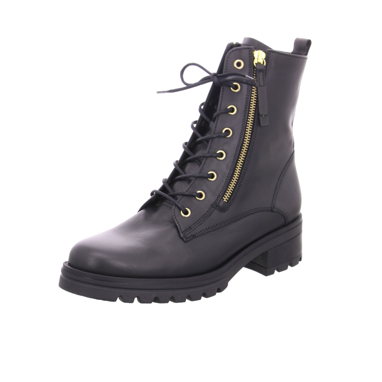 GABOR Schnür-Stiefeletten schwarz