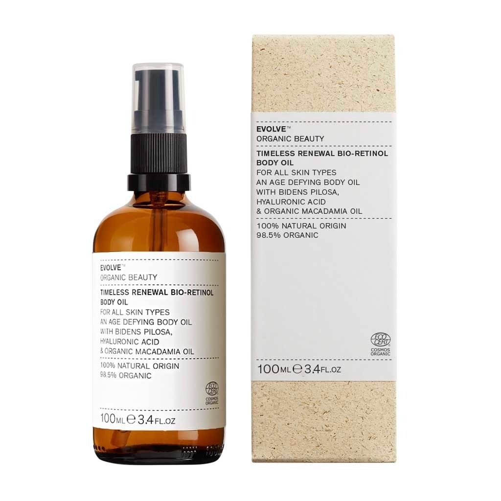 Evolve Organic Beauty Tidløs Fornyelse Bio-Retinol Kroppsolje