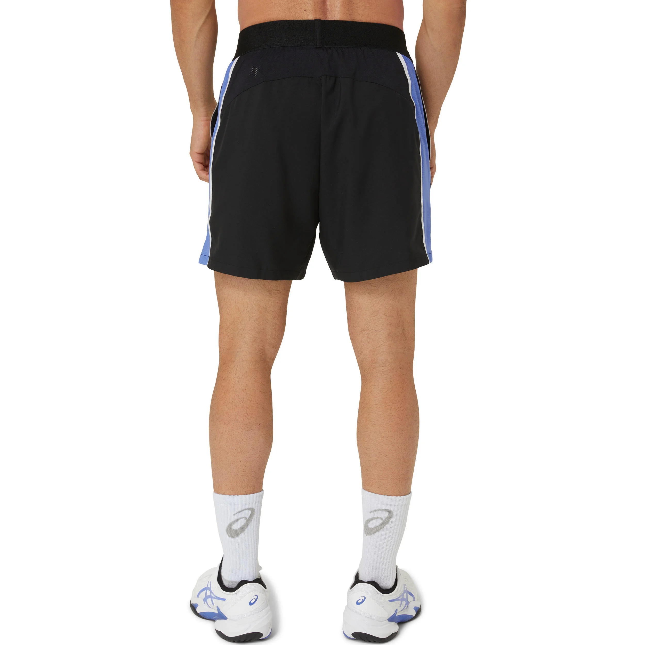 Match 7in Shorts Herren - Schwarz, Blau