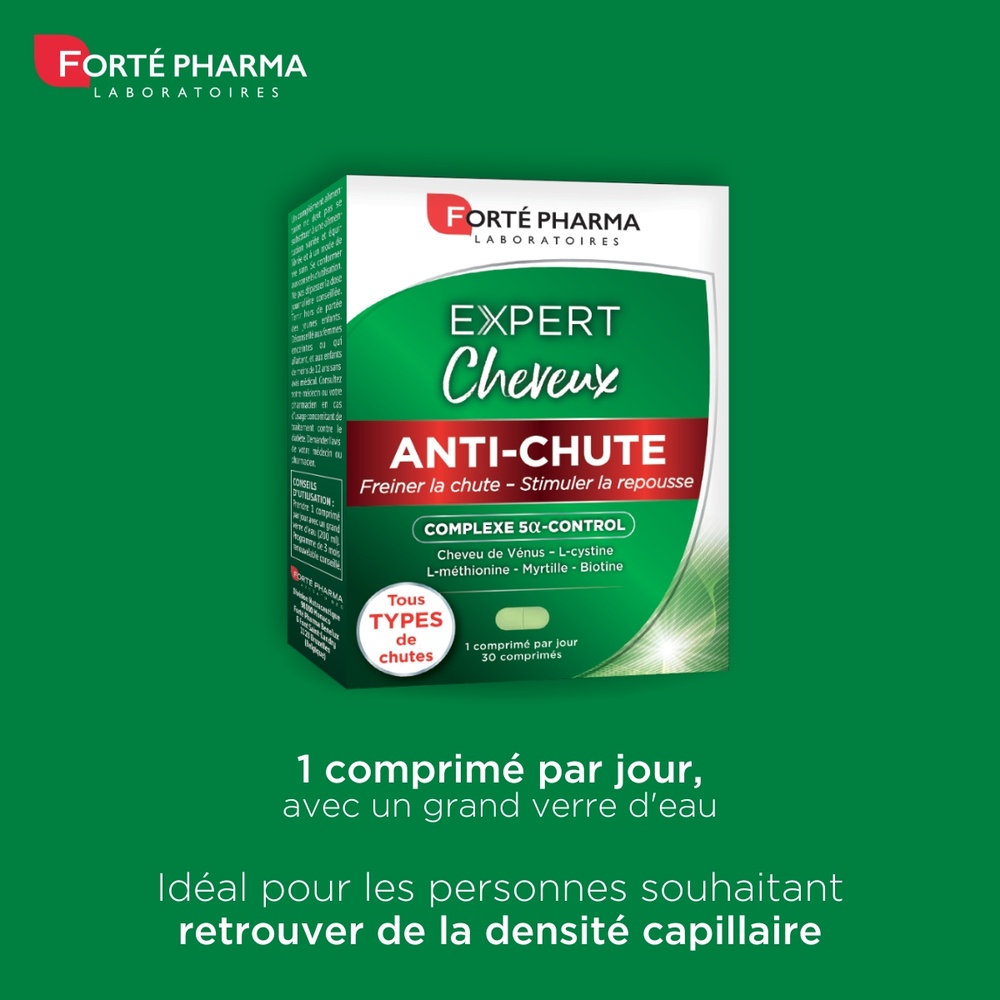 FORTE PHARMA Expert Anti-Chute 1mois Complément Alimentaire Cheveux