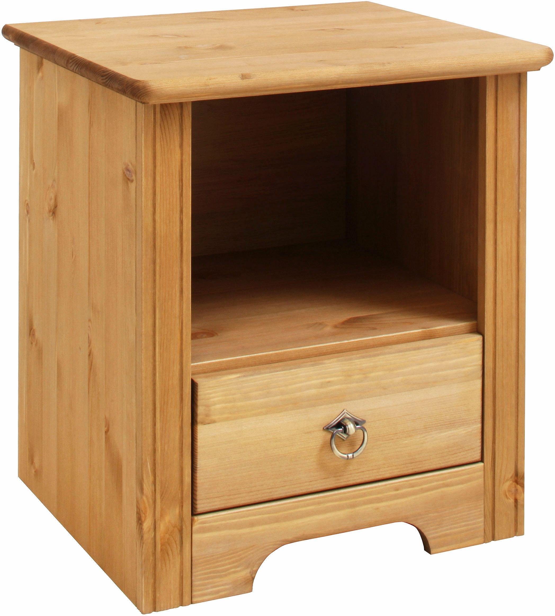 Home affaire Schlafzimmer-Set Hugo, (Set, 4-St), Bett 180 cm, 5-trg Kleiderschrank und 2 Nachttische