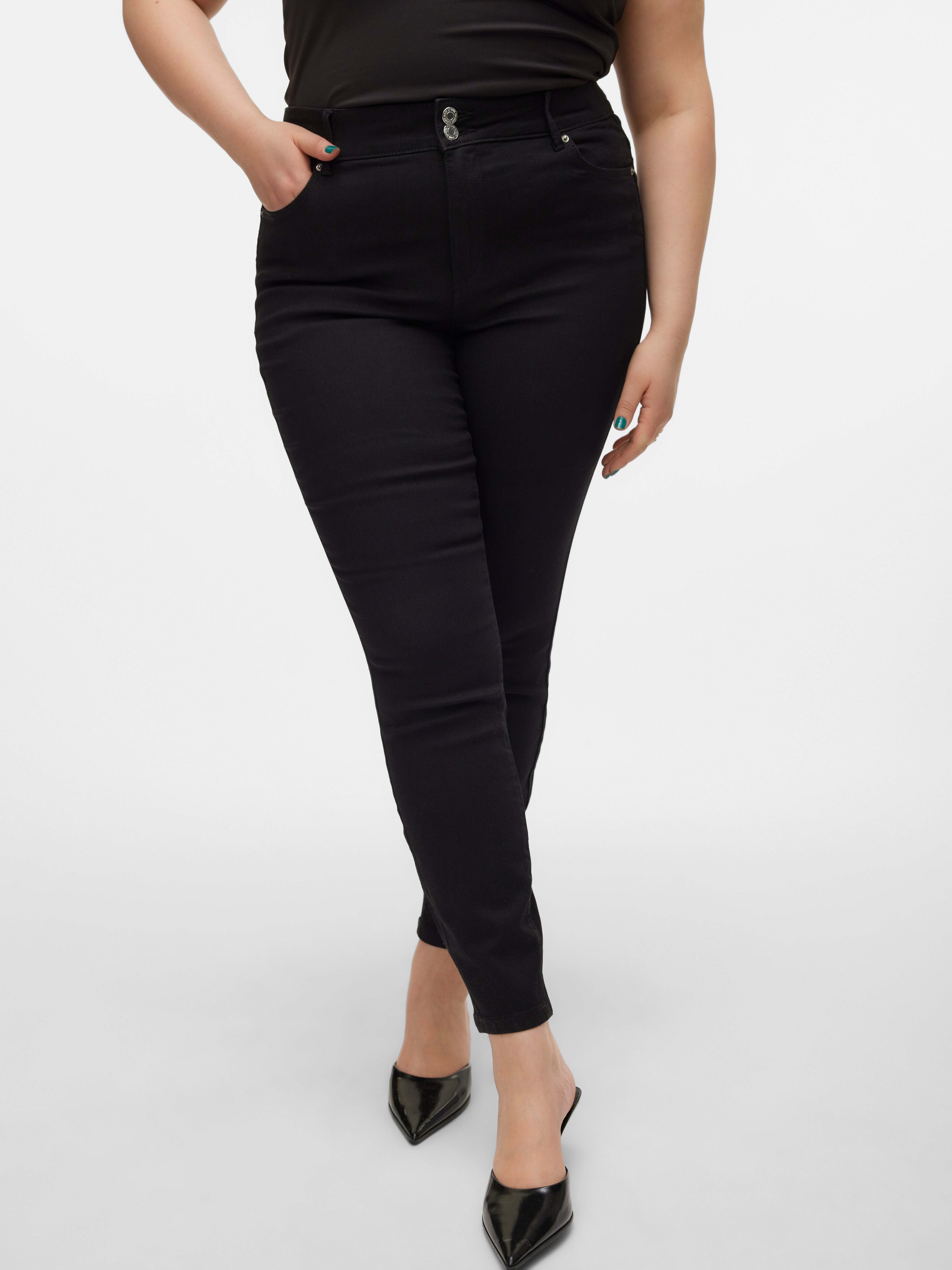 VMCSOPHIA Hohe Taille Slim Fit Jeans