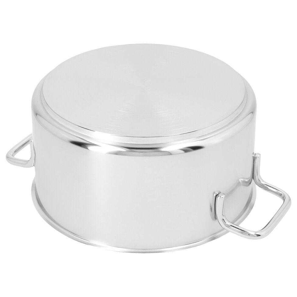 Bratentopf ohne Deckel 22 cm, 18/10 Edelstahl