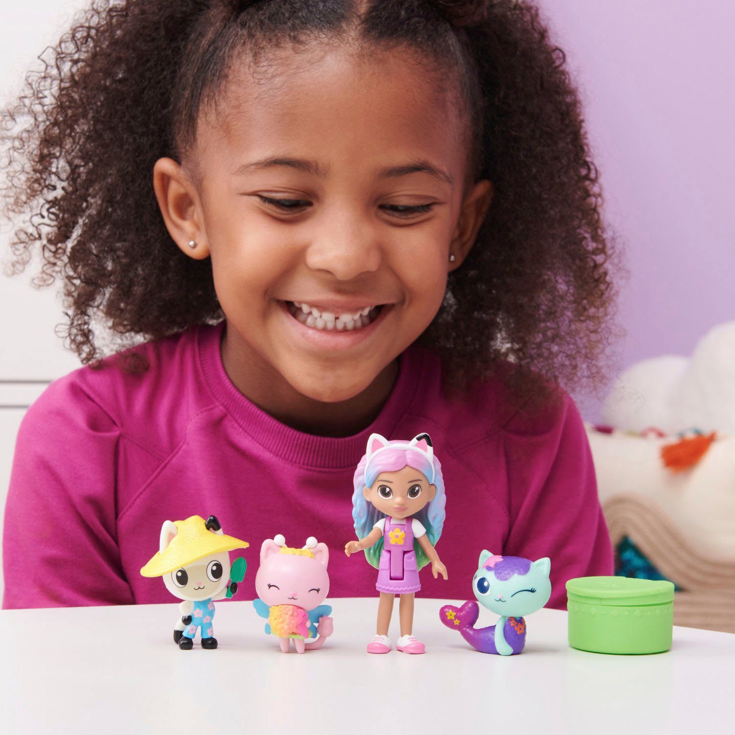 Spin Master Spielfigur Gabby‘s Dollhouse, Regenbogen Figuren im Set, (Set)