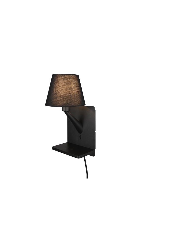 Trio Leuchten Wandleuchte COMFORT in schwarz matt günstig kaufen onesize
