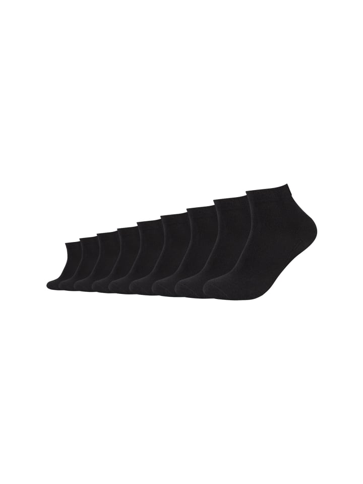 camano Kurzsocken 9er Pack ca-soft in Schwarz günstig kaufen