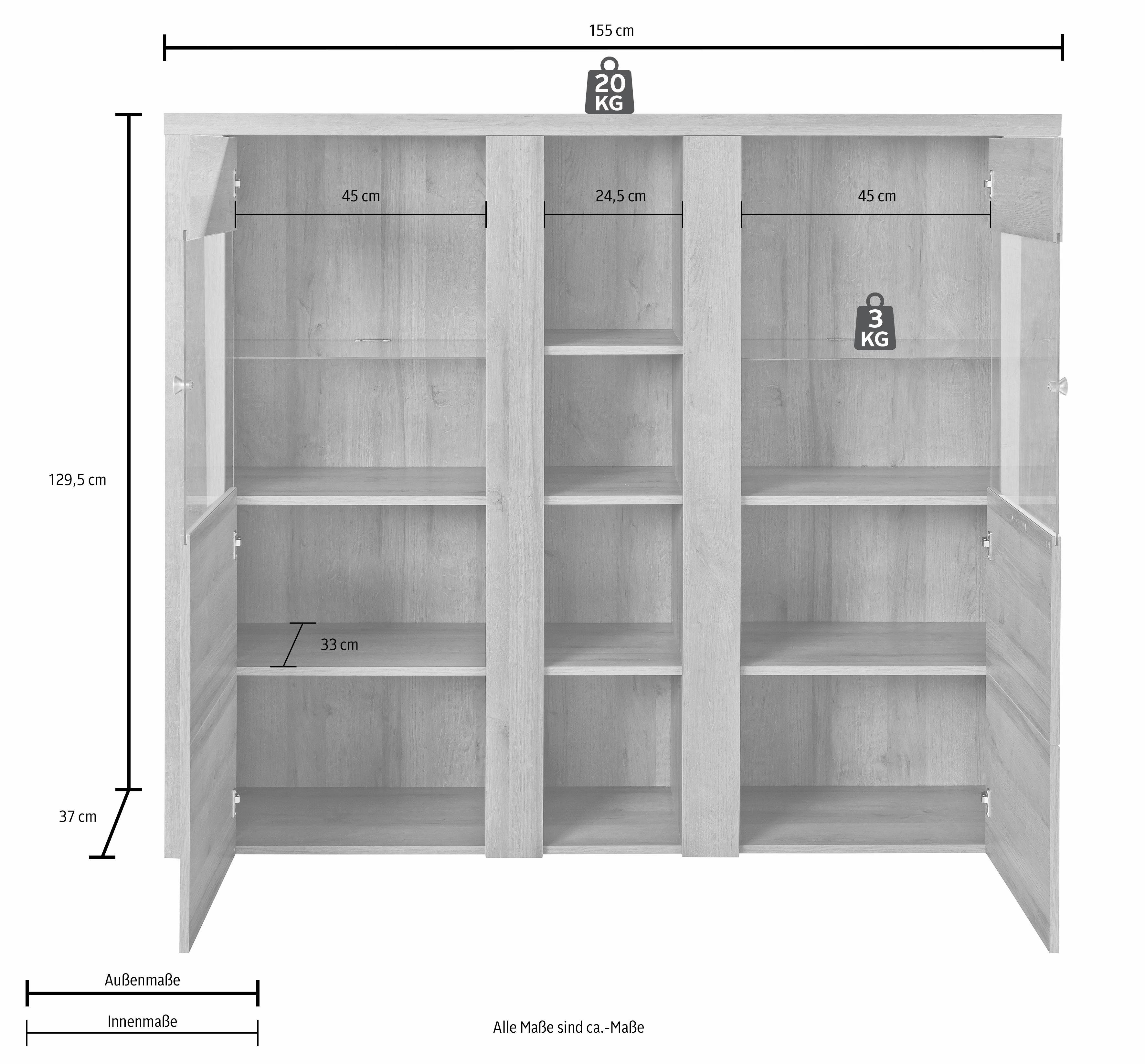 Helvetia Highboard Larona