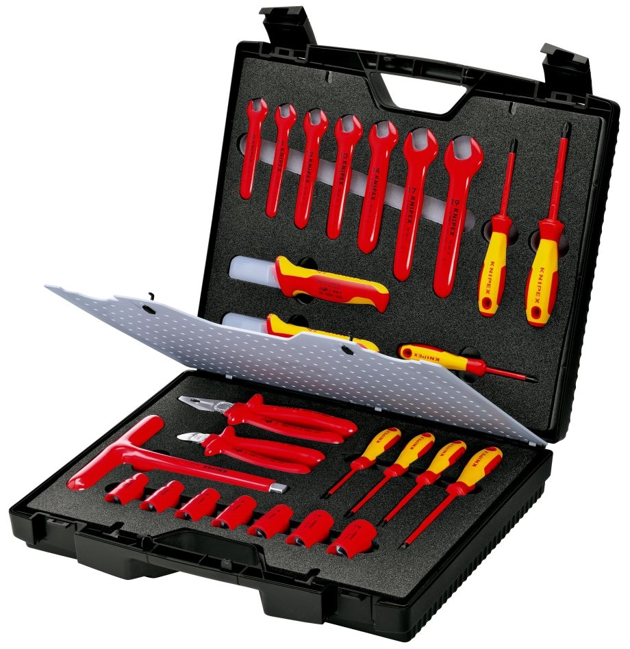 Knipex 98 99 12 Trusă de scule umplută cu 26 de piese