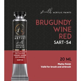 Artist Scale Color: Burgundy Wine Red (20ml)