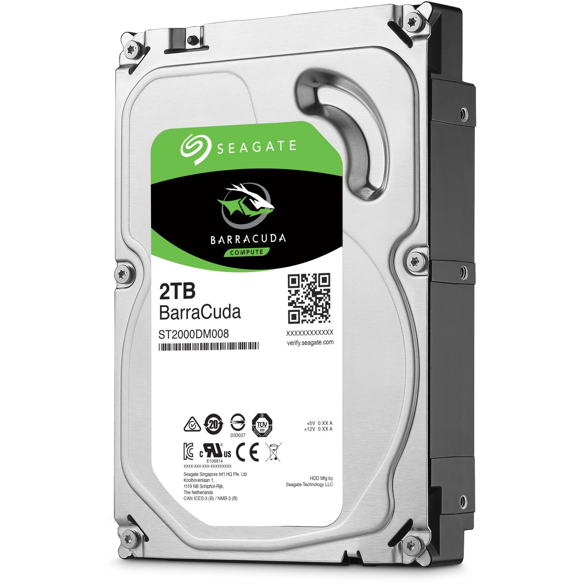 Seagate Seagate ST2000DM008 2 TB, Festplatte, (SATA 6 HDD-Festplatte (2.000 GB) 3,5