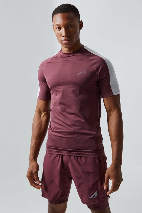 Active Colorblock schnell trocknendes T-Shirt