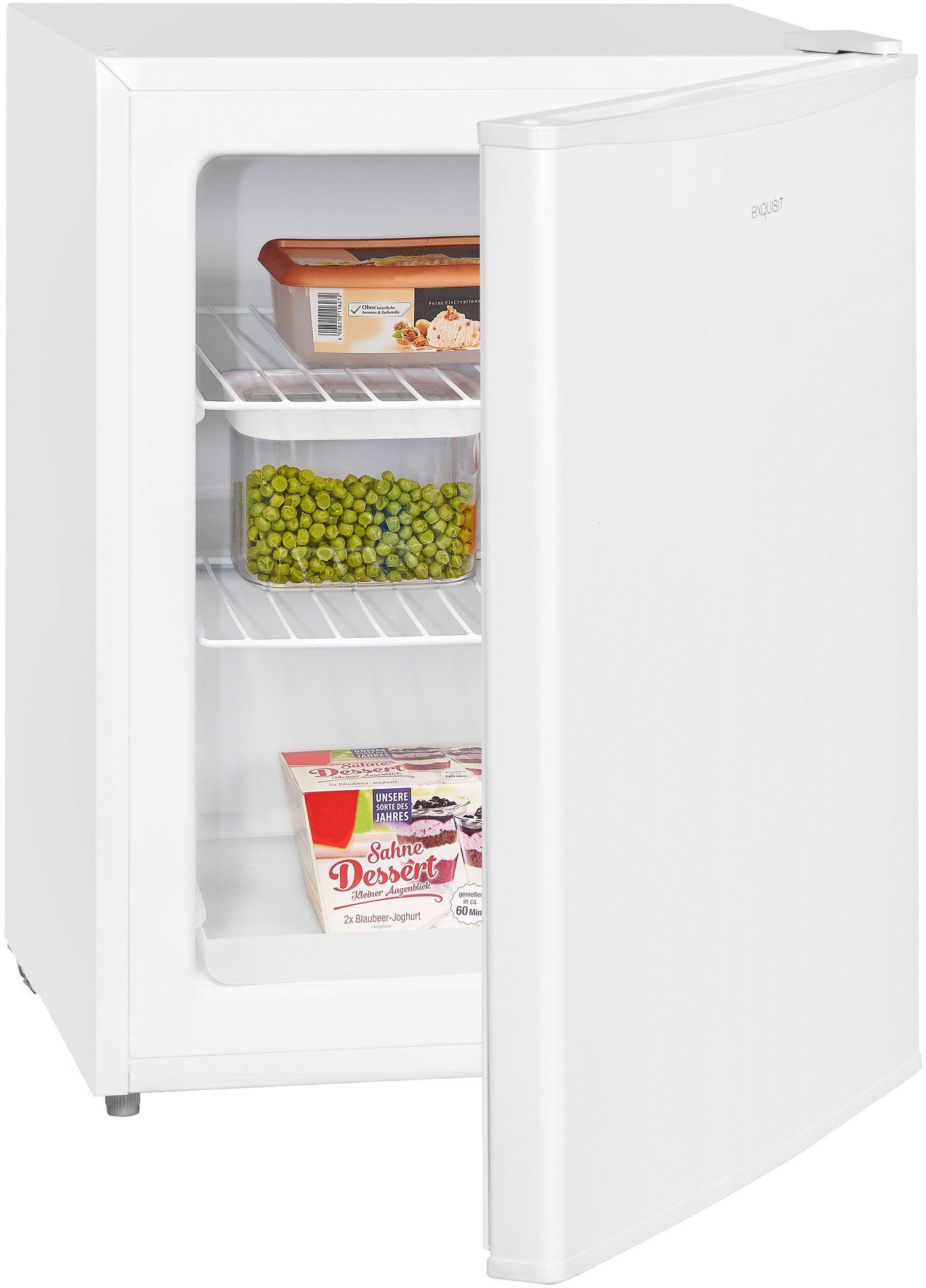 exquisit Gefrierschrank GB60-150E weiss, 62 cm hoch, 47 cm breit