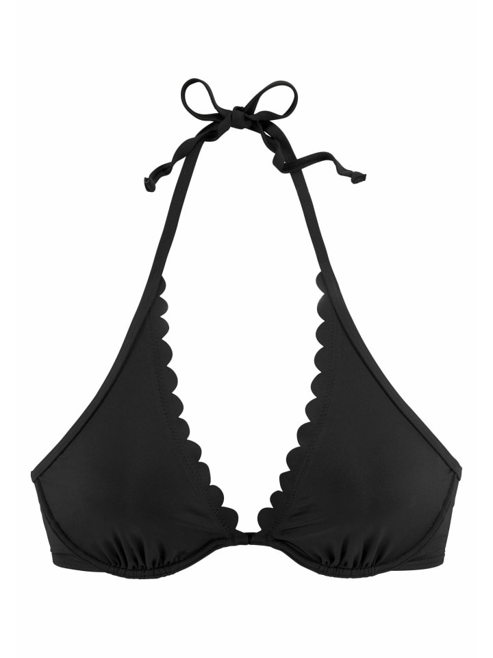 LASCANA Bügel-Bikini-Top in schwarz günstig kaufen