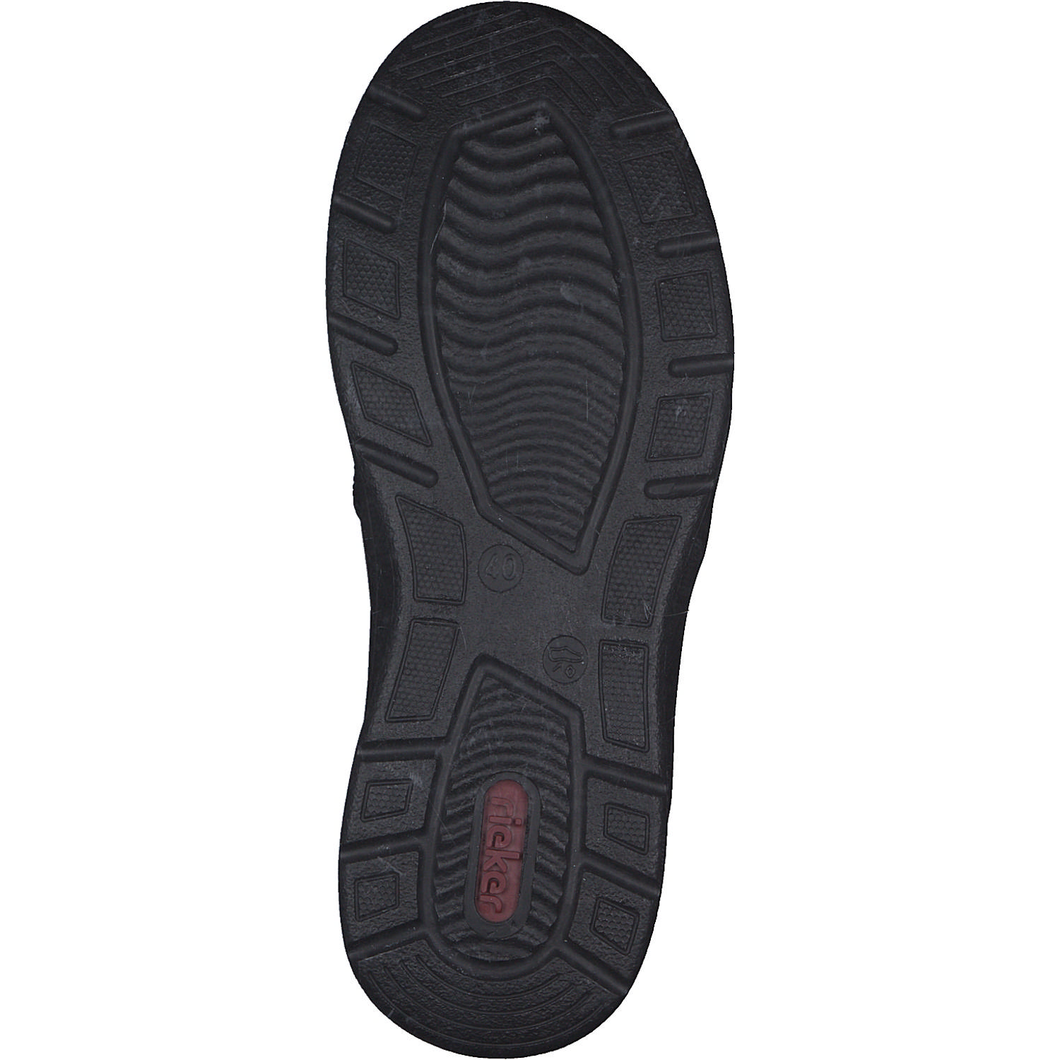 Rieker 14850, Slipper, Herren, Schwarz