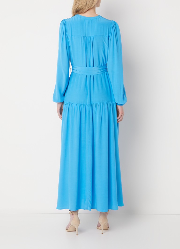 Rochie lungă din satin Tori de la Phase Eight, cu fundă în talie.