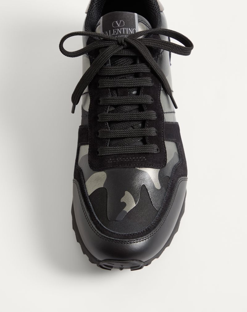 Baskets Rockrunner Camouflage Noir Laminé