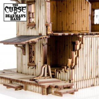 28mm Curse of Dead Mans Hand: Ramshackle House 4