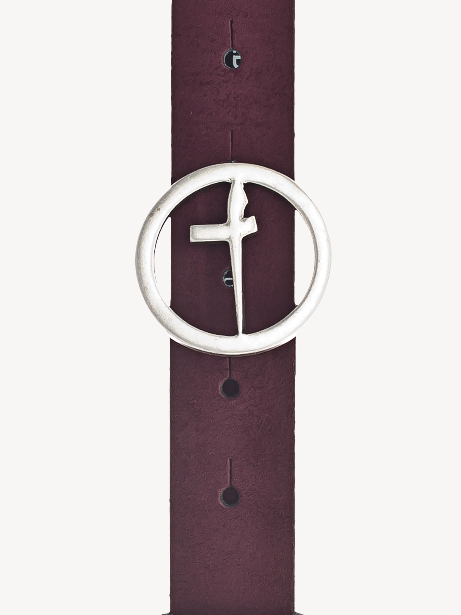 Ceinture en cuir - rouge
