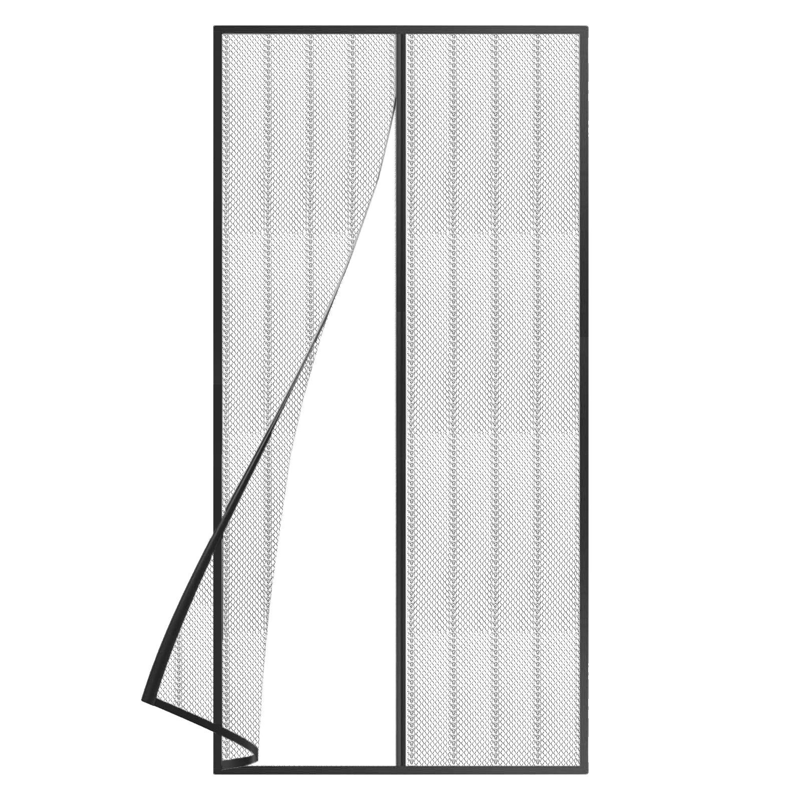 Grafner Insektenschutz-Vorhang Insektenschutzgitter magnetisch Tür Fliegengitter, Maße: ca. 100 x 210 cm