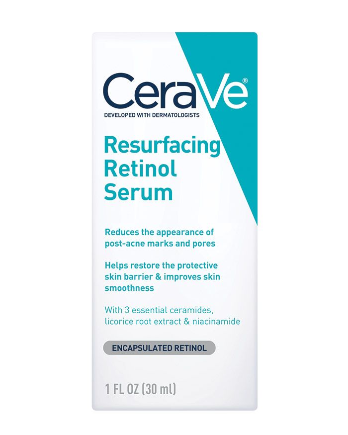 Sérum resurfaçant au rétinol contenant du rétinol encapsulé pour aider à régénérer la peau.