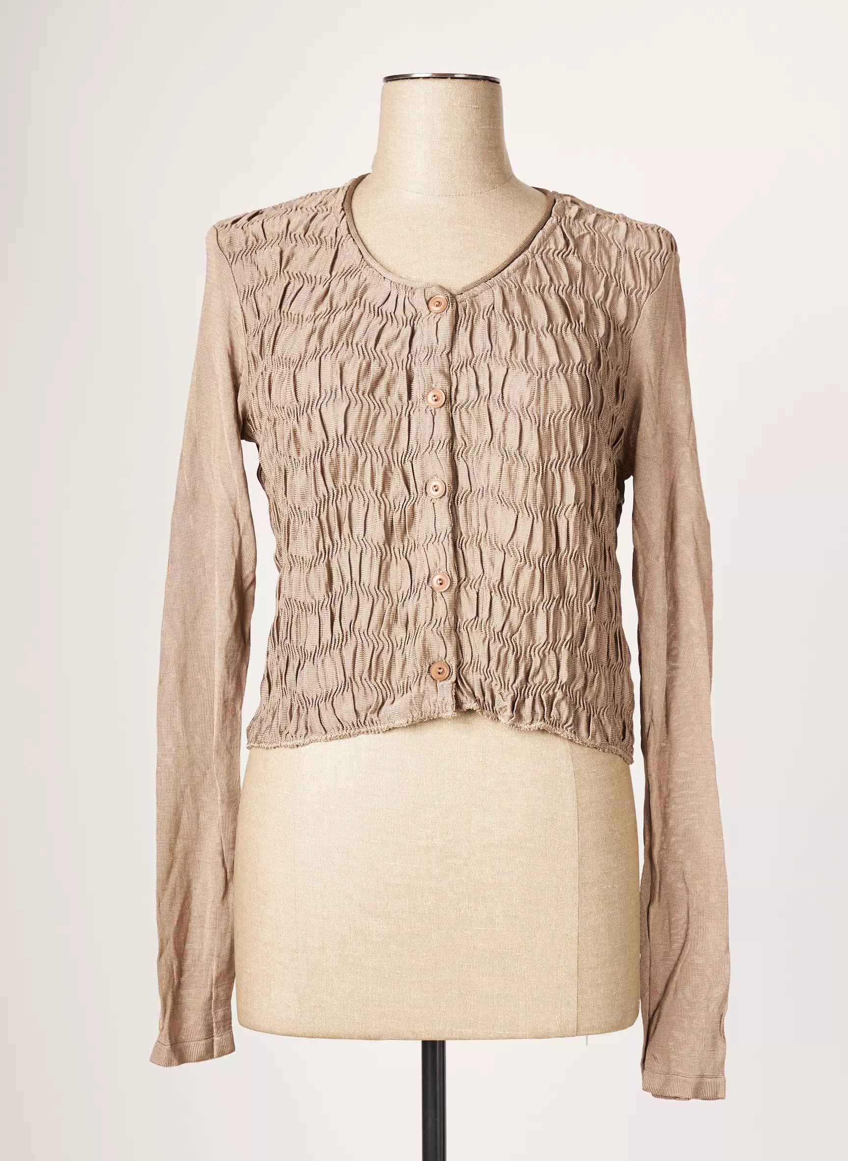 Aventures Des Toiles Cardigans Femme couleur beige
