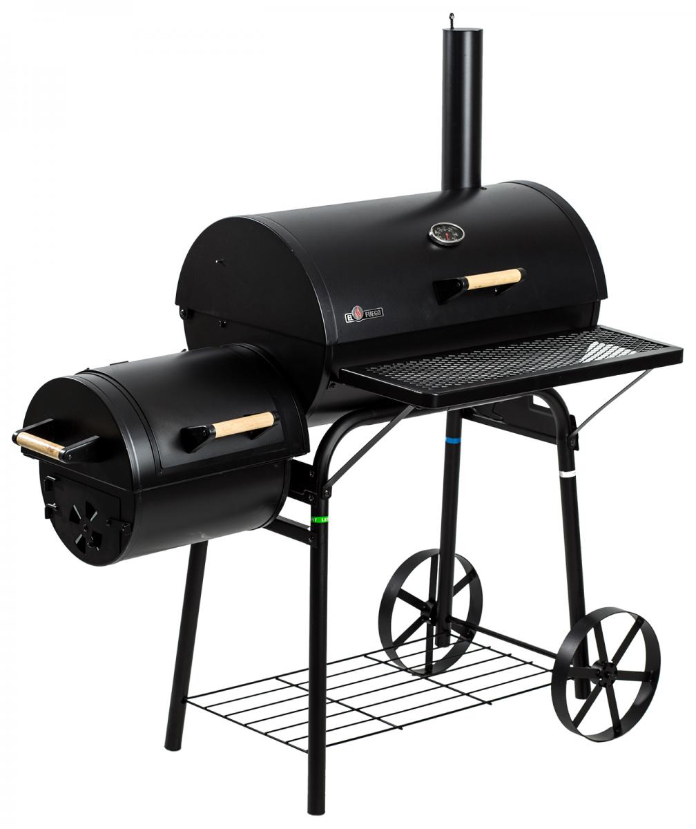 El Fuego Smoker-Holzkohlegrill Dakota