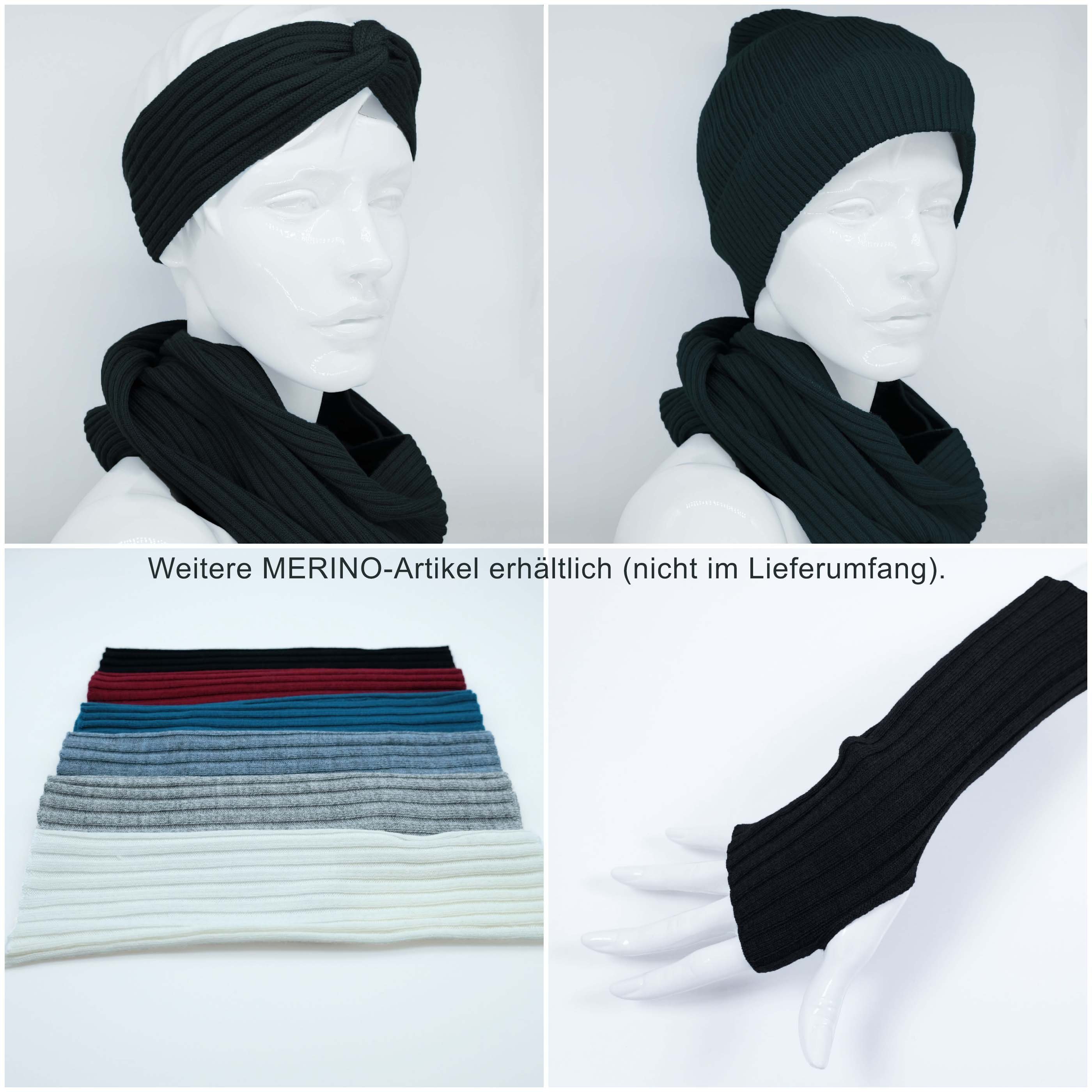 BEAZZ Stirnband Stirnband Ohrenwärmer Damen Winter 100% WOLLE Merino Feinstrick, warm und weich