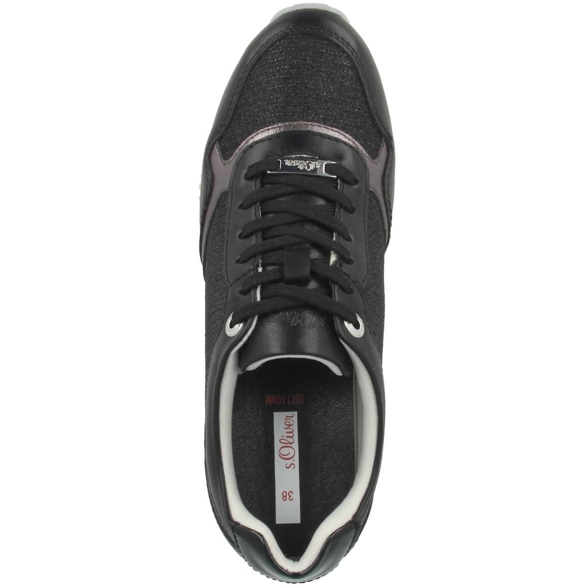s.Oliver 5-23668-36 Sneaker Low schwarz