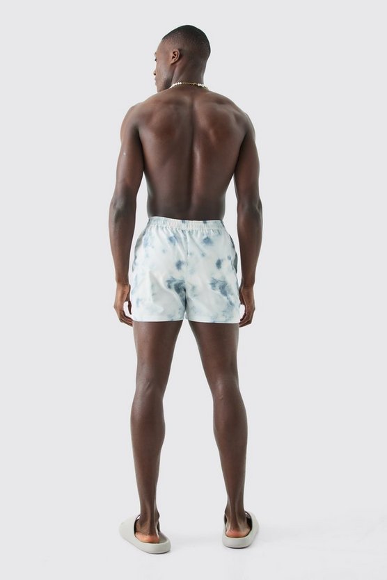 Short Length Tie Dye Swim Short