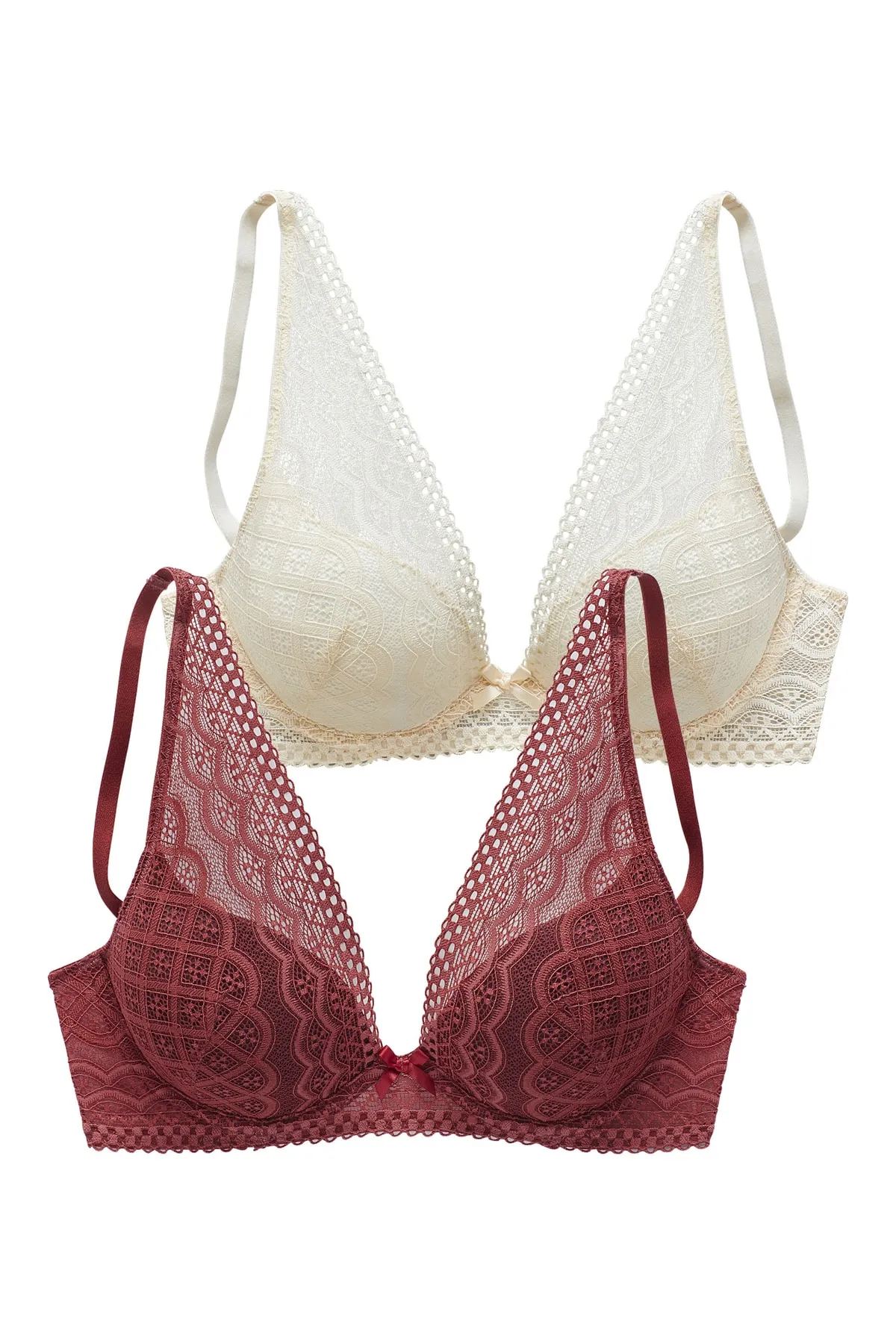 PETITE FLEUR  BH - Braun - Unifarben