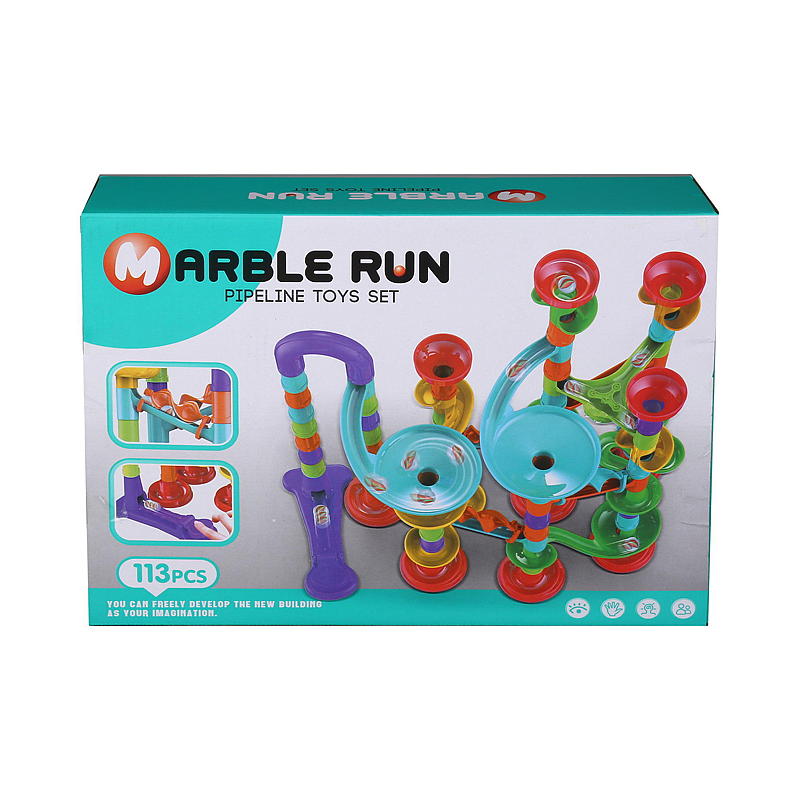 FunToys Klinkekulebane Marble run 113 deler