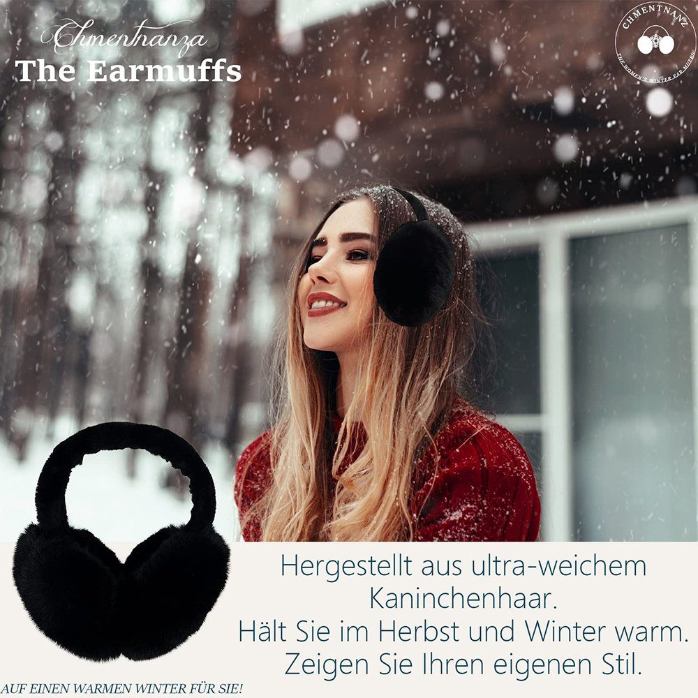 Geistesblitz Ohrenwärmer Ohrenwärmer Damen Winter (Earmuffs Winter, 1-St., Faltbare Plüsch Warme Ohrenschützer Winter) Ohrwärmer für Frauen