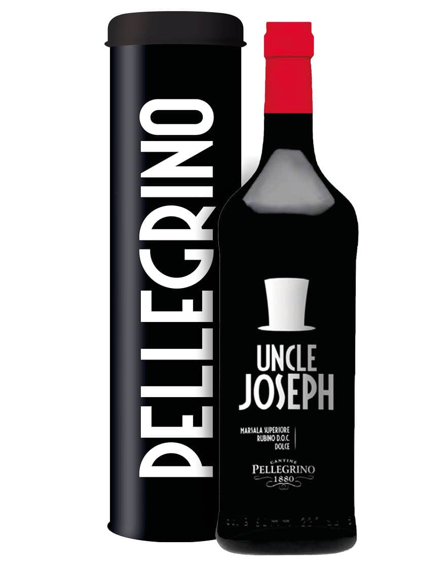 Marsala Superiore Rubino Dolce DOC Uncle Joseph 2015 Pellegrino 0,75 ℓ, En Étui