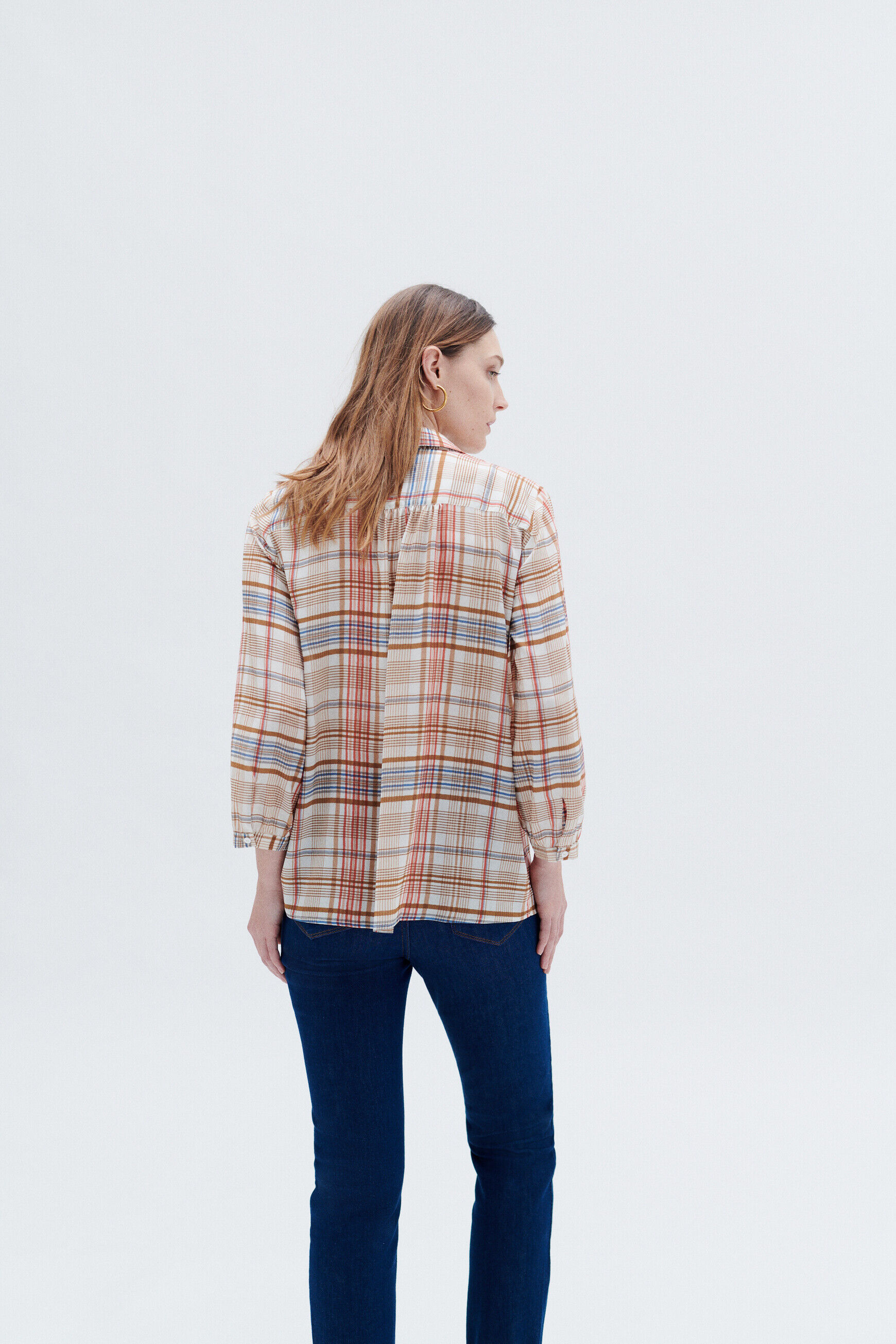 Chemise cmarta camel femme