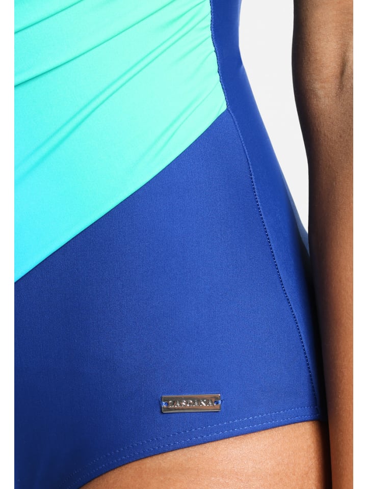 LASCANA Badeanzug in blau-türkis günstig kaufen